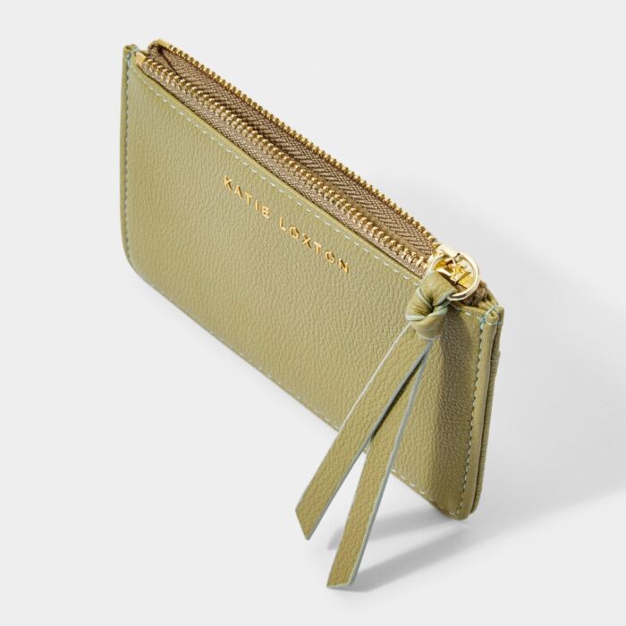 Katie Loxton Isla Coin Purse and Card Holder - Olive